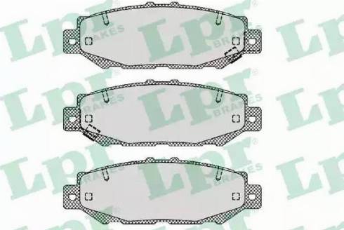 LPR 05P1385 - Bremžu uzliku kompl., Disku bremzes www.autospares.lv