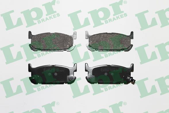 LPR 05P1386 - Bremžu uzliku kompl., Disku bremzes www.autospares.lv