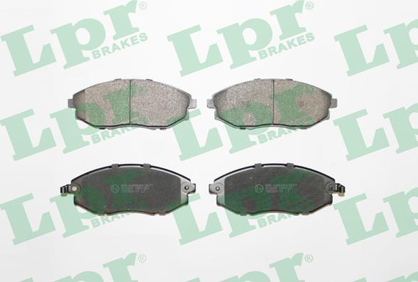 LPR 05P1321 - Тормозные колодки, дисковые, комплект www.autospares.lv