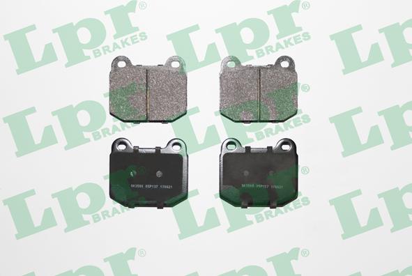 LPR 05P137 - Brake Pad Set, disc brake www.autospares.lv