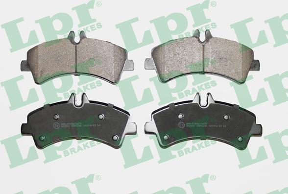 LPR 05P1294 - Bremžu uzliku kompl., Disku bremzes www.autospares.lv