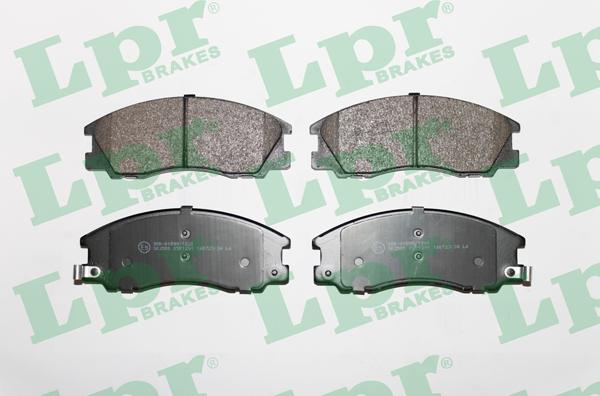 LPR 05P1291 - Тормозные колодки, дисковые, комплект www.autospares.lv