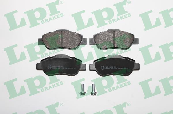 LPR 05P1240 - Brake Pad Set, disc brake www.autospares.lv