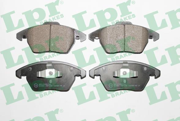 LPR 05P1248 - Brake Pad Set, disc brake www.autospares.lv