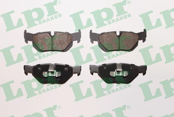 LPR 05P1252 - Brake Pad Set, disc brake www.autospares.lv