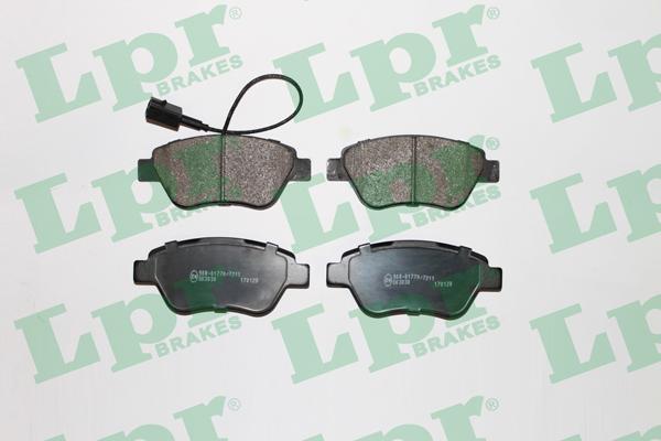 LPR 05P1264 - Brake Pad Set, disc brake www.autospares.lv