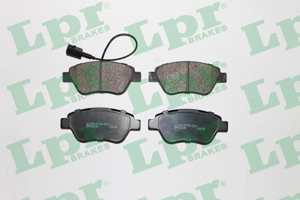 LPR 05P1266 - Brake Pad Set, disc brake www.autospares.lv