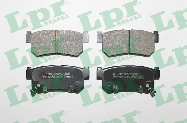 LPR 05P1210 - Тормозные колодки, дисковые, комплект www.autospares.lv