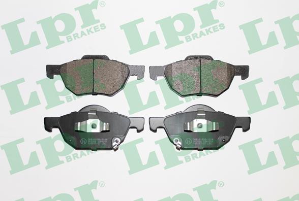 LPR 05P1211 - Brake Pad Set, disc brake www.autospares.lv