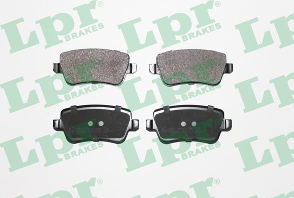 LPR 05P1218 - Тормозные колодки, дисковые, комплект www.autospares.lv