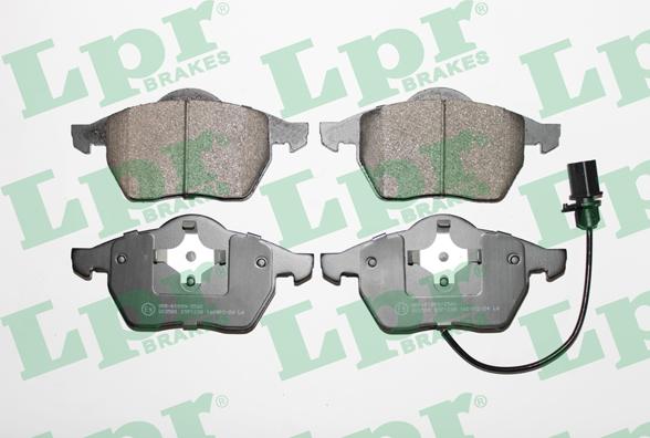 LPR 05P1238 - Brake Pad Set, disc brake www.autospares.lv