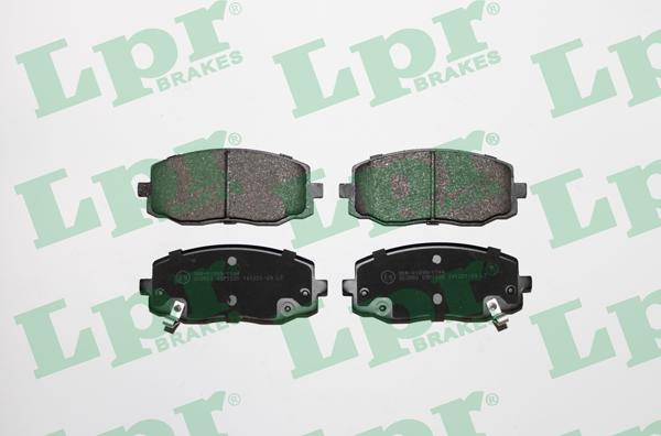 LPR 05P1220 - Тормозные колодки, дисковые, комплект www.autospares.lv