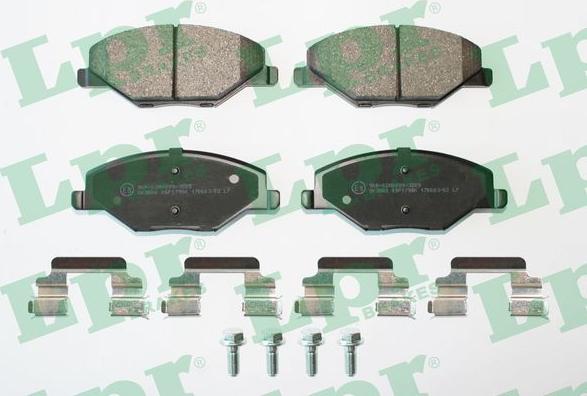 LPR 05P1795K - Brake Pad Set, disc brake www.autospares.lv