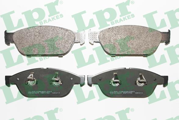 LPR 05P1743 - Bremžu uzliku kompl., Disku bremzes www.autospares.lv