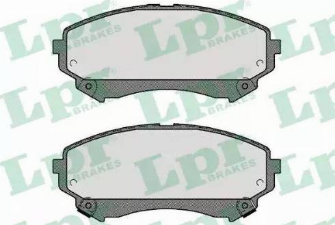 LPR 05P1778 - Bremžu uzliku kompl., Disku bremzes www.autospares.lv