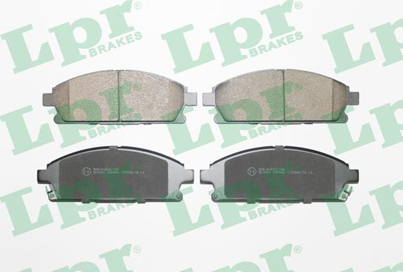 LPR 05P846 - Brake Pad Set, disc brake www.autospares.lv