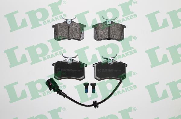 LPR 05P853 - Тормозные колодки, дисковые, комплект www.autospares.lv