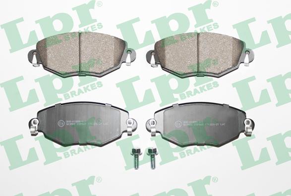 LPR 05P865 - Brake Pad Set, disc brake www.autospares.lv