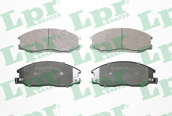 LPR 05P860 - Brake Pad Set, disc brake www.autospares.lv