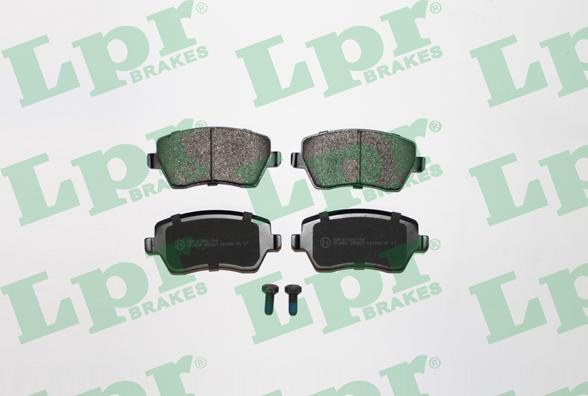 LPR 05P867 - Brake Pad Set, disc brake www.autospares.lv