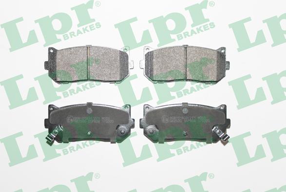 LPR 05P808 - Bremžu uzliku kompl., Disku bremzes www.autospares.lv