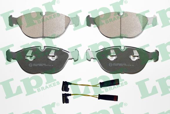 LPR 05P881G - Brake Pad Set, disc brake www.autospares.lv