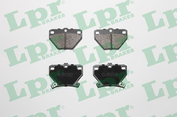 LPR 05P836 - Тормозные колодки, дисковые, комплект www.autospares.lv