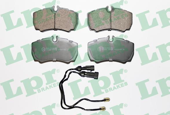 LPR 05P830A - Brake Pad Set, disc brake www.autospares.lv