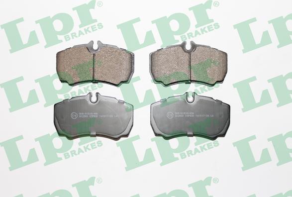 LPR 05P830 - Brake Pad Set, disc brake www.autospares.lv