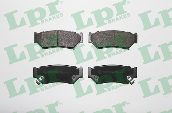 LPR 05P396 - Тормозные колодки, дисковые, комплект www.autospares.lv