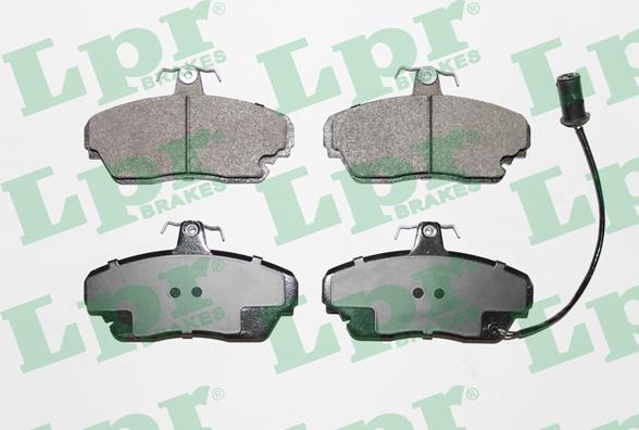 LPR 05P340 - Brake Pad Set, disc brake www.autospares.lv