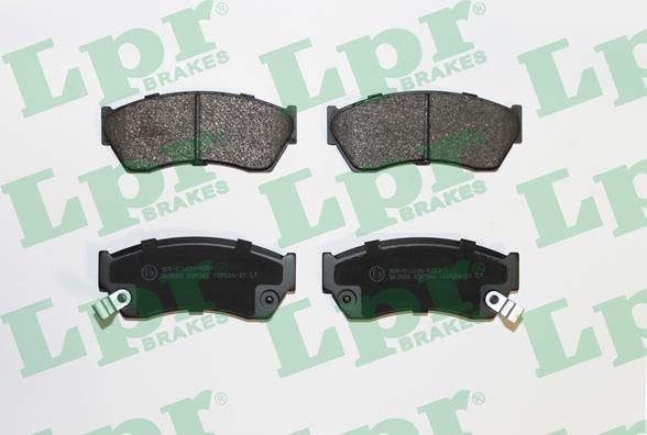 LPR 05P343 - Тормозные колодки, дисковые, комплект www.autospares.lv