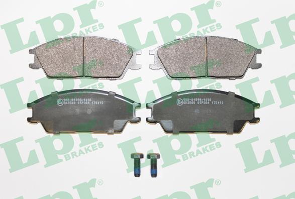 LPR 05P364 - Brake Pad Set, disc brake www.autospares.lv