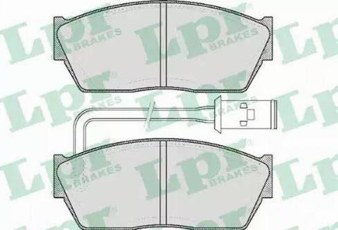 LPR 05P308 - Brake Pad Set, disc brake www.autospares.lv