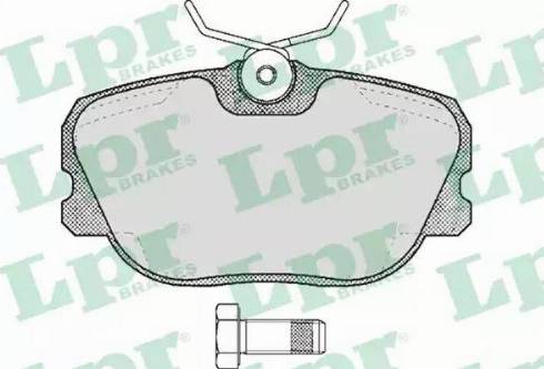 LPR 05P303 - Bremžu uzliku kompl., Disku bremzes www.autospares.lv