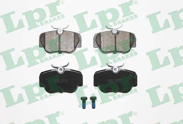 LPR 05P302 - Brake Pad Set, disc brake www.autospares.lv