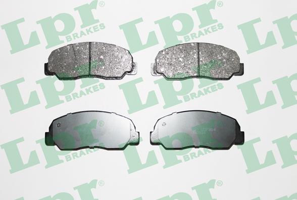 LPR 05P314 - Brake Pad Set, disc brake www.autospares.lv