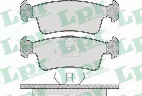 LPR 05P311 - Brake Pad Set, disc brake www.autospares.lv