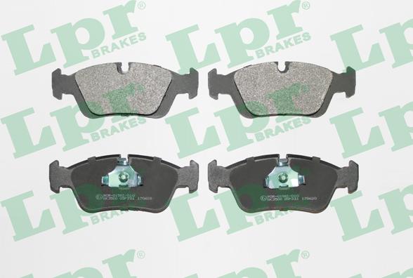 LPR 05P331 - Brake Pad Set, disc brake www.autospares.lv