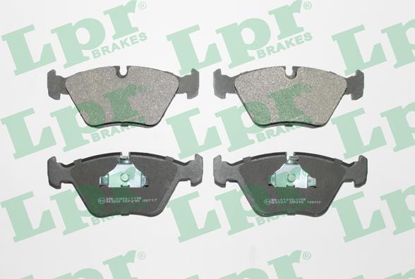 LPR 05P296 - Brake Pad Set, disc brake www.autospares.lv