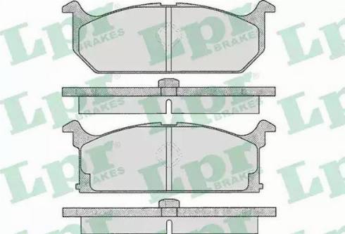 LPR 05P291 - Bremžu uzliku kompl., Disku bremzes www.autospares.lv