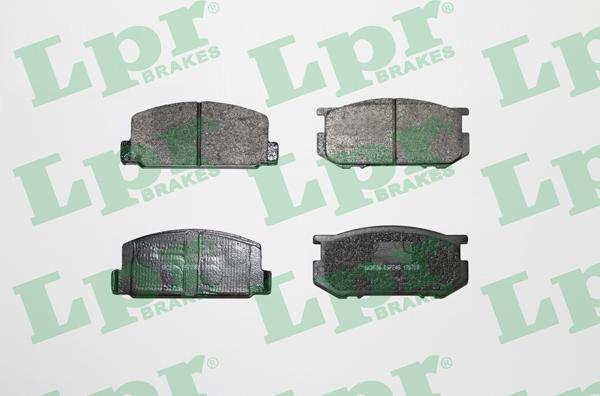 LPR 05P248 - Тормозные колодки, дисковые, комплект www.autospares.lv