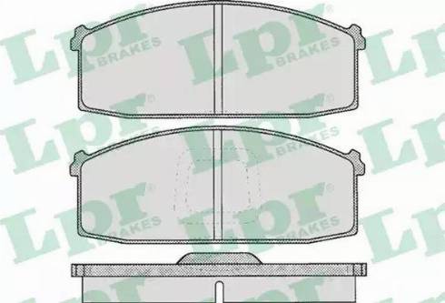 LPR 05P255 - Bremžu uzliku kompl., Disku bremzes www.autospares.lv