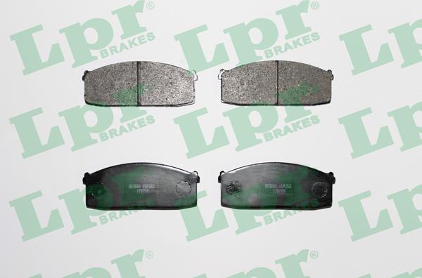 LPR 05P252 - Brake Pad Set, disc brake www.autospares.lv