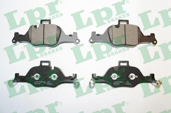 LPR 05P2040 - Bremžu uzliku kompl., Disku bremzes www.autospares.lv