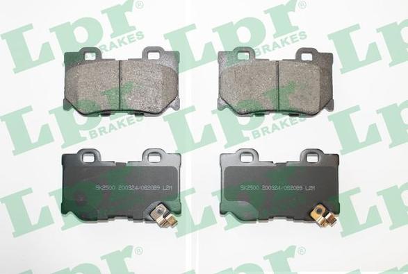 LPR 05P2089 - Bremžu uzliku kompl., Disku bremzes www.autospares.lv