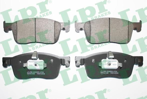 LPR 05P2030 - Brake Pad Set, disc brake www.autospares.lv