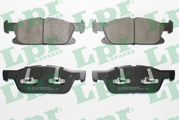 LPR 05P2026 - Тормозные колодки, дисковые, комплект www.autospares.lv