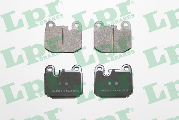 LPR 05P210 - Brake Pad Set, disc brake www.autospares.lv