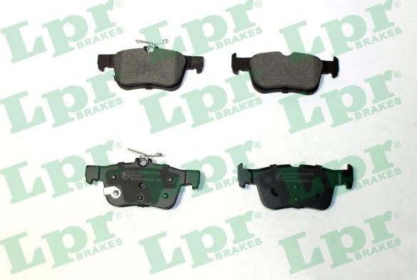 LPR 05P2356 - Bremžu uzliku kompl., Disku bremzes www.autospares.lv